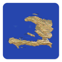 Haiti Map Sticker