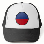 Haiti quality Flag Circle hats