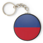 Haiti quality Flag Circle Key Chains