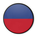 Haiti quality Flag Circle magnets