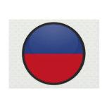 Haiti quality Flag Circle Post Cards