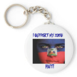 HAITI RELE, I SUPPORT MY ZOES! , HAITI KEYCHAINS
