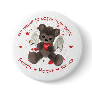 Haiti Relief Valentine Buttons button