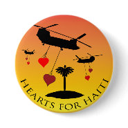 Haiti Relief Valentine Buttons button