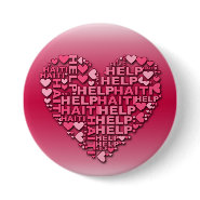 Haiti Relief Valentine Buttons button