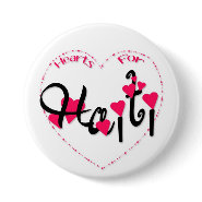 Haiti Relief Valentine Buttons button