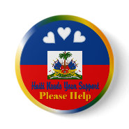 Haiti Relief Valentine Buttons button