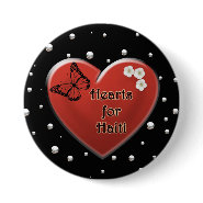 Haiti Relief Valentine Buttons button