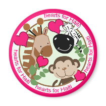 Haiti Relief Valentine Fridge Magnets