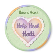 Haiti Relief Valentine Fridge Magnets magnet