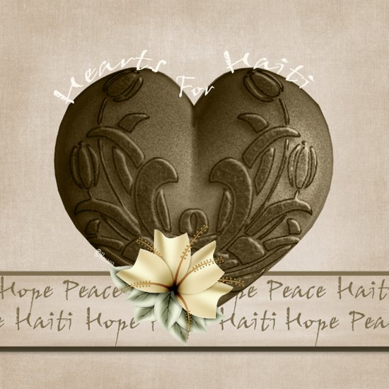 Haiti Relief Valentine Stickers sticker