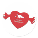 Haiti Relief Valentine Stickers