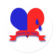 Haiti Relief Valentine Stickers sticker