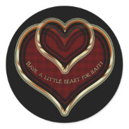Haiti Relief Valentine Stickers sticker