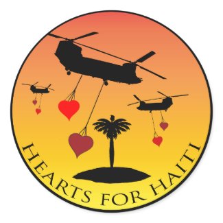 Haiti Relief Valentine Stickers sticker