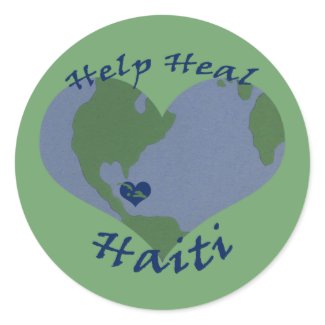 Haiti Relief Valentine Stickers sticker