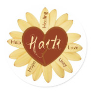 Haiti Relief Valentine Stickers sticker