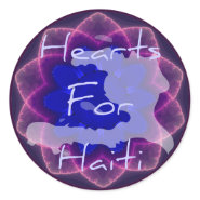 Haiti Relief Valentine Stickers sticker