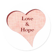 Haiti Relief Valentine Stickers sticker