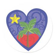 Haiti Relief Valentine Stickers sticker