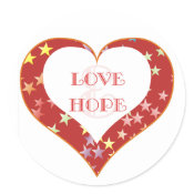 Haiti Relief Valentine Stickers sticker