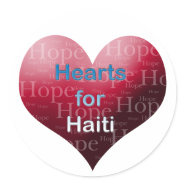 Haiti Relief Valentine Stickers sticker