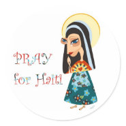 Haiti Relief Valentine Stickers sticker