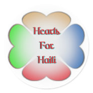 Haiti Relief Valentine Stickers sticker