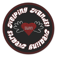 Haiti Relief Valentine Stickers sticker