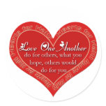 Haiti Relief Valentine Stickers
