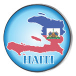 Haiti Round Button.ai Round Stickers