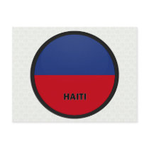 Haiti Roundel quality Flag Postcards