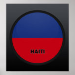 Haiti Roundel quality Flag posters