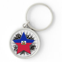 Haiti Star Keychain