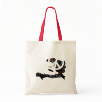 Haiti Trendy Peace Sign with Haitian map Tote Bags
