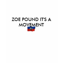 haiti, ZOE POUND IT'S A MOVEMENT t-shirts