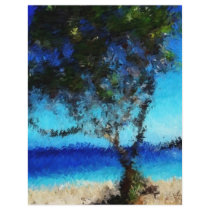 Haitia-tree-on-the-beach_Painting Full Color Flyer