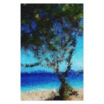 Haitia-tree-on-the-beach_Painting Customized Stationery