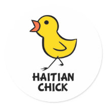 Haitian Chick stickers by chicktshirts8 Haitian Chick stickers