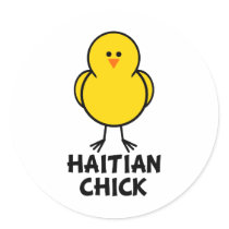 Haitian Chick stickers by chicktshirts8 Haitian Chick stickers