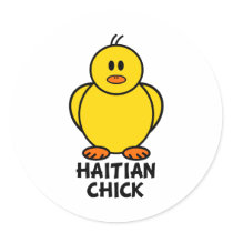 Haitian Chick stickers by chicktshirts8 Haitian Chick stickers