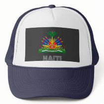 Haitian Emblem Trucker Hats