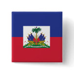 Haitian Flag Button