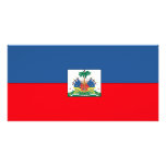 Haitian Flag Photo Card Template