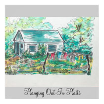 Haitian Laundry Poster posters
