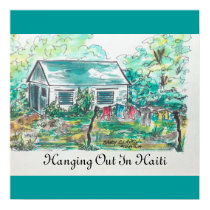 Haitian Laundry Poster posters