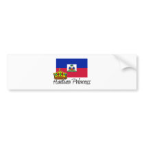 Haitian Princess bumper stickers by flagshirt Haitian Princess bumper stickers