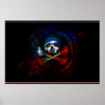 Haitian War Flag posters