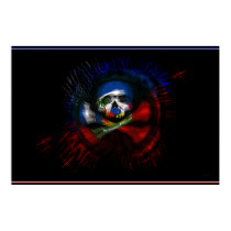 Haitian War Flag posters by haitianart Haitian War Flag posters
