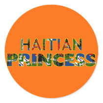 HAITIANPRINCESS001 ROUND STICKER